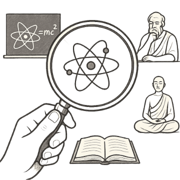 نستكشف الطرق المتعددة التي يحاول الإنسان بها تفسير الوجود — علمية وفلسفية وروحية. من الفيزياء إلى ما وراءها، نحلل كيف تصف الأيديولوجيات المختلفة الواقع والأخلاق والغيب، بحثًا عن الخيط المشترك للحقيقة بينها.